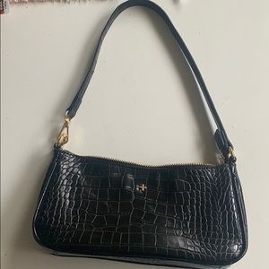 Peta + Jain croc baguette bag